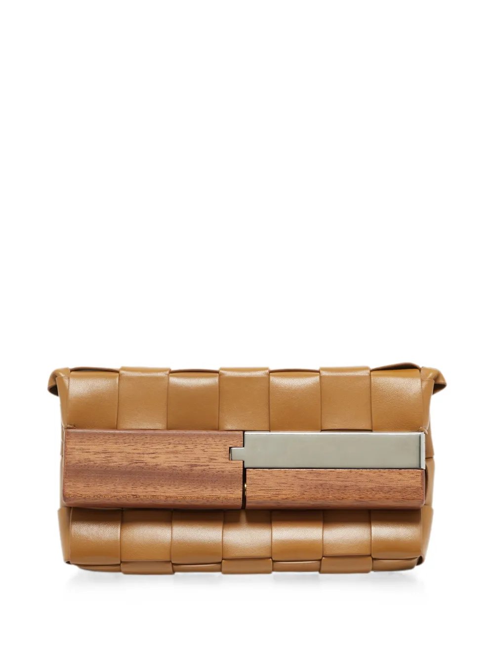 The Snap Intreccio clutch bag
