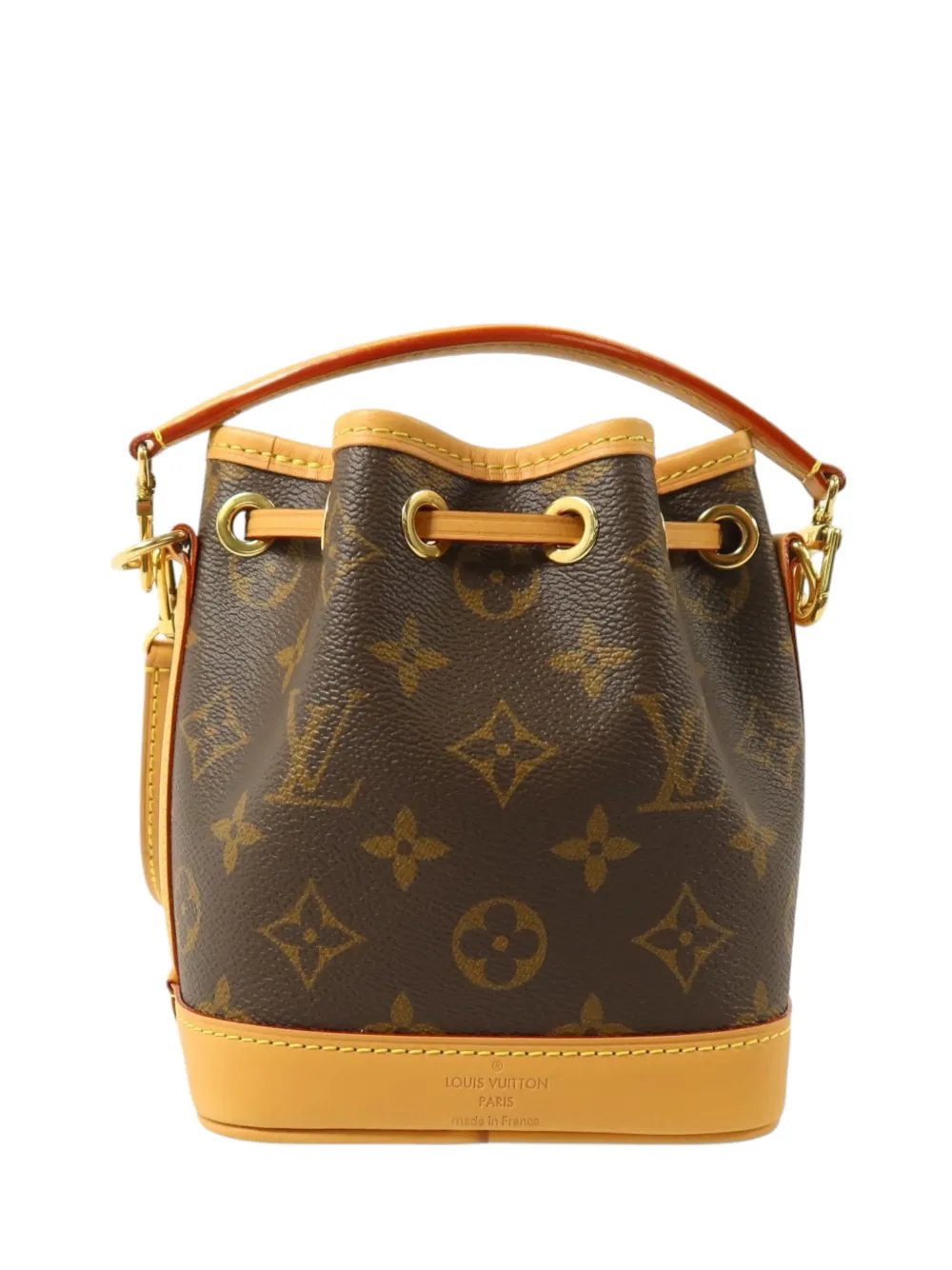 nano Noe Monogram canvas bucket bag 