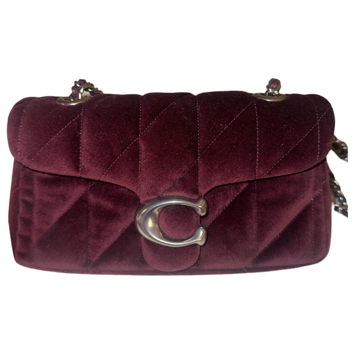 Velvet clutch bag