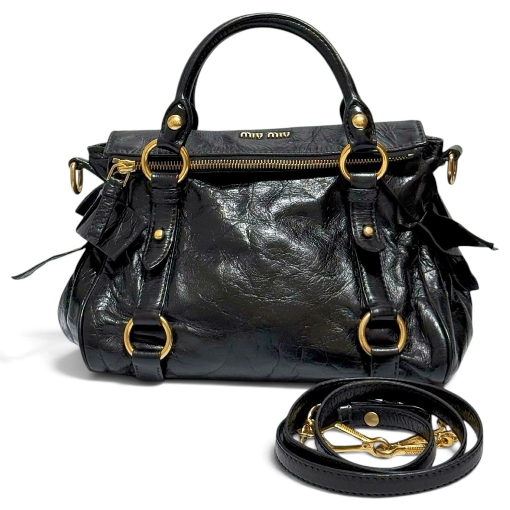 Miu Miu Bow bag leather handbag