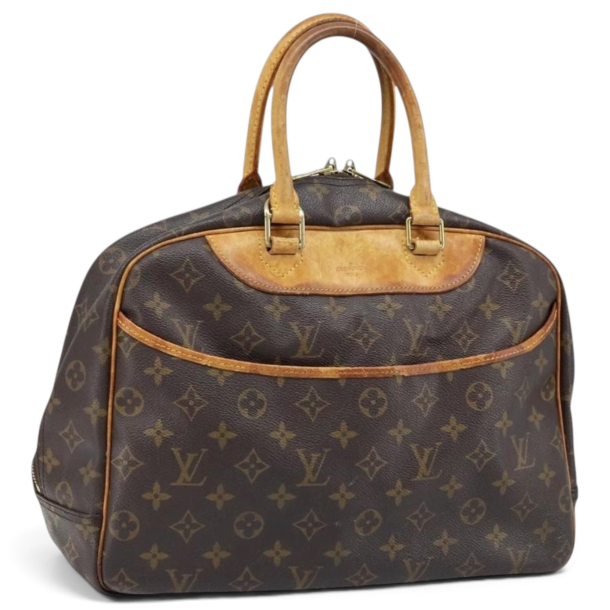 Louis Vuitton Deauville leather handbag
