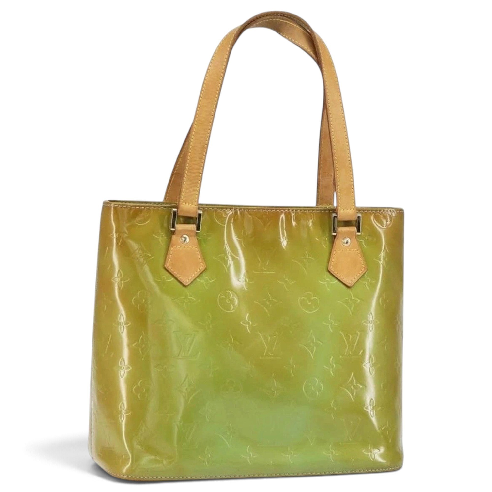 Patent leather handbag