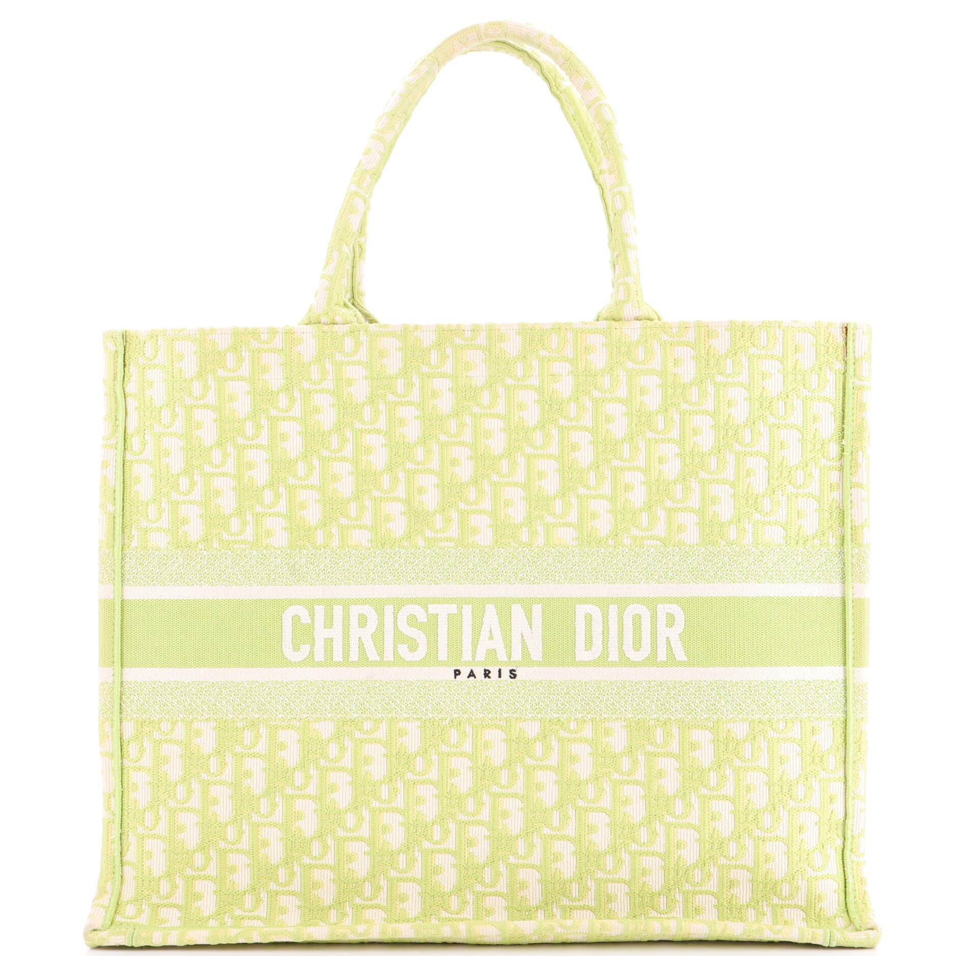 Dior Book Tote Oblique Canvas Large