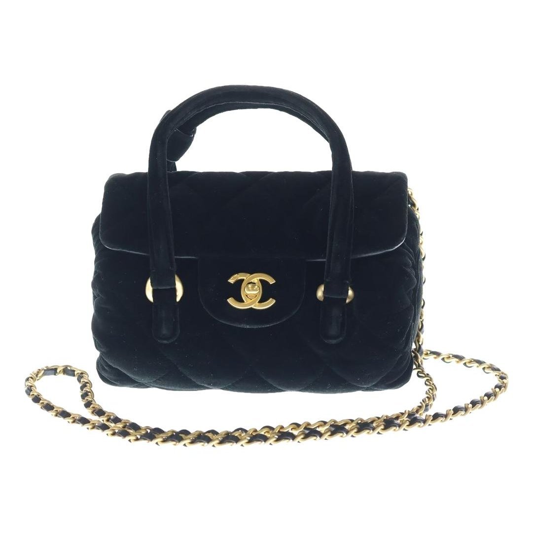 Timeless/Classique velvet handbag