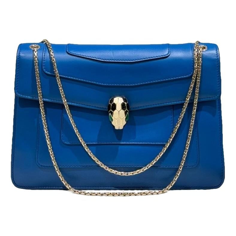Serpenti leather handbag