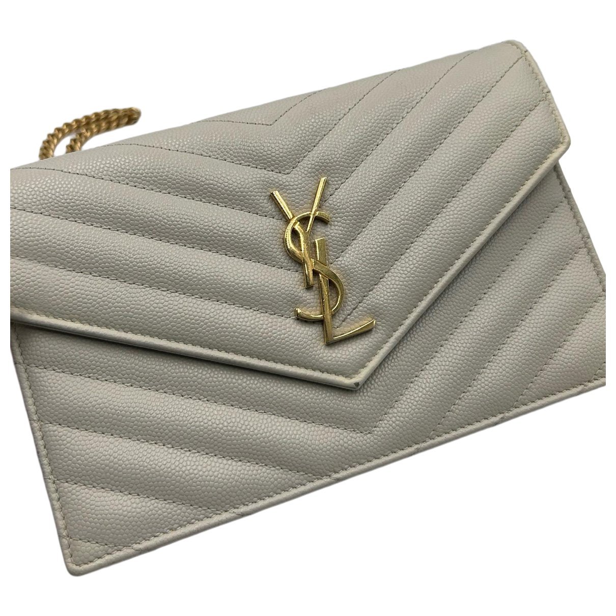 Portefeuille enveloppe leather handbag