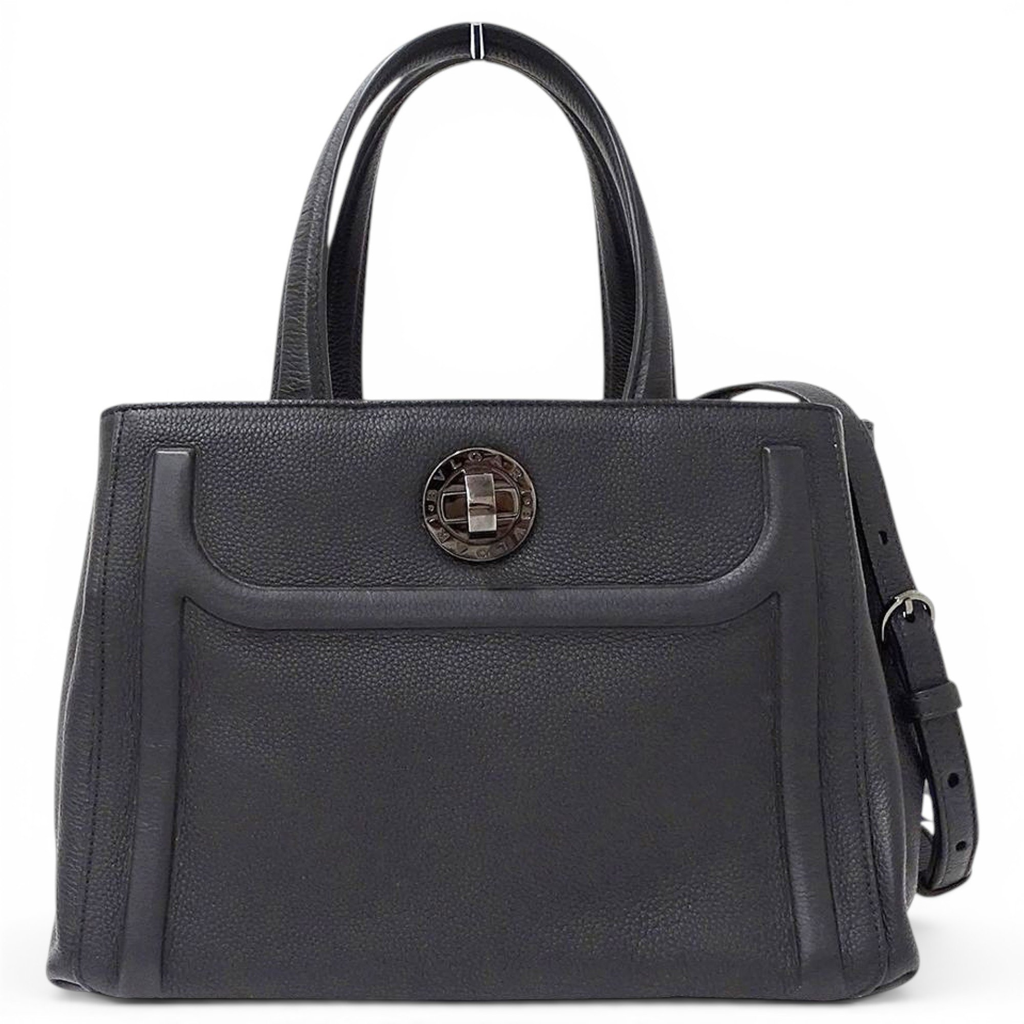 Leather handbag