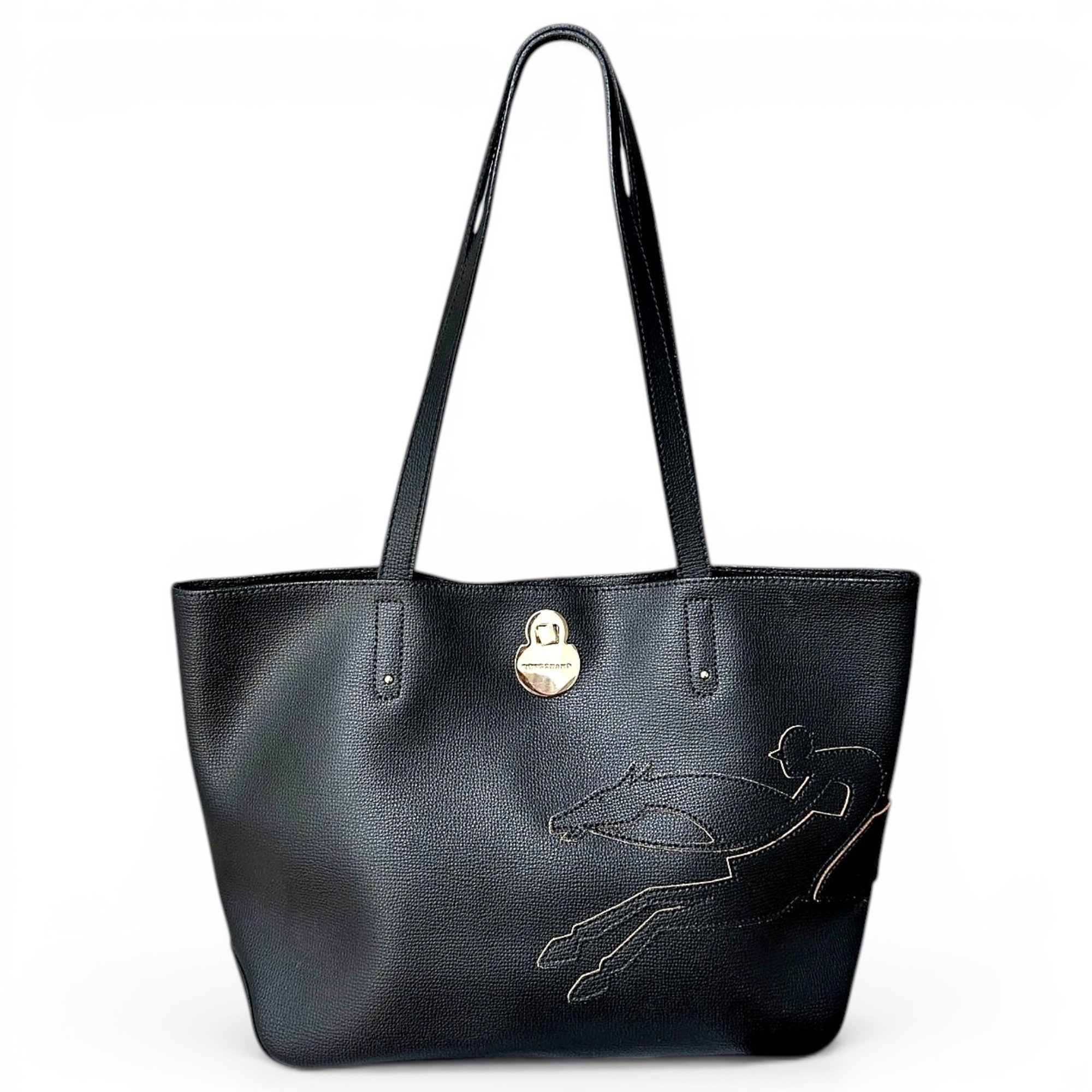 Leather tote