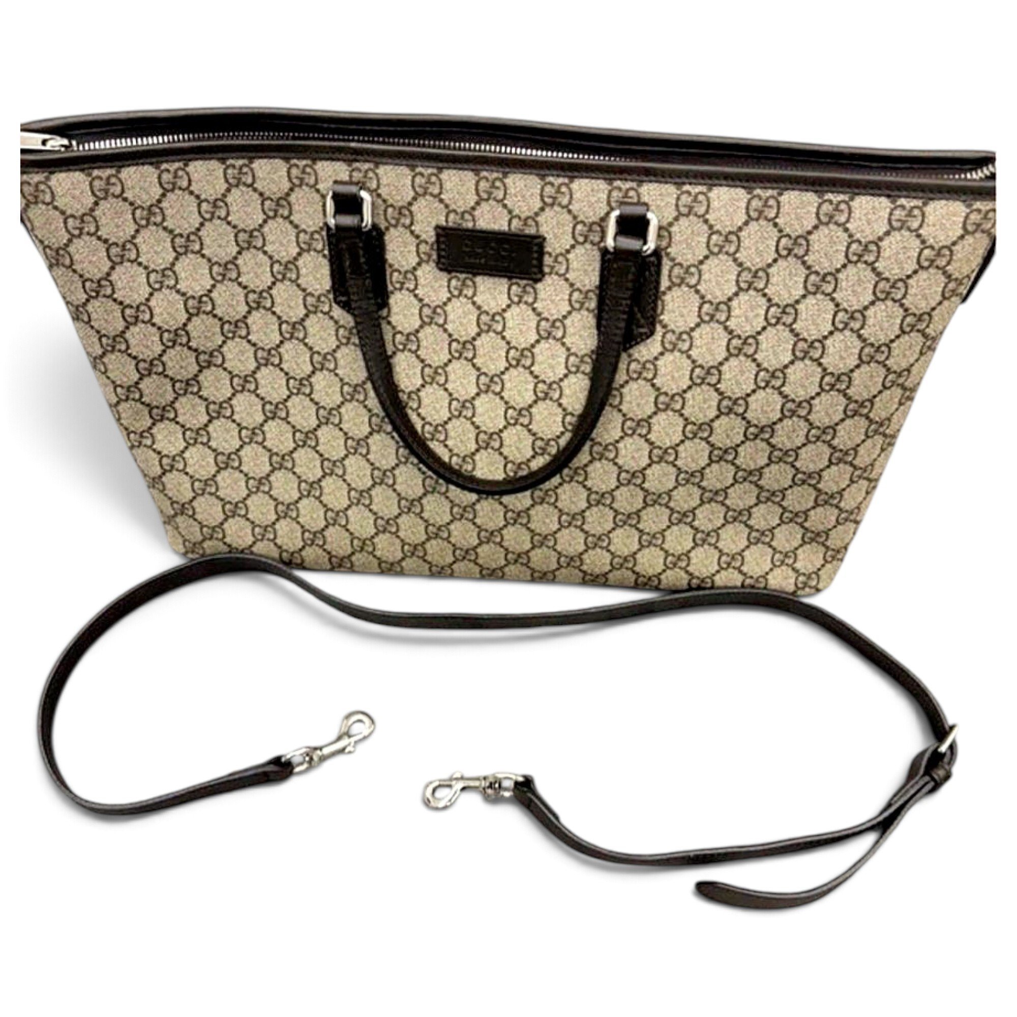 Ophidia leather tote