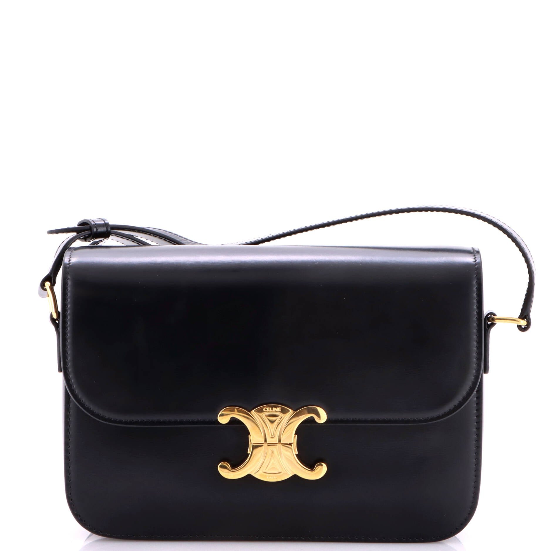 Triomphe Shoulder Bag Smooth Calfskin Medium