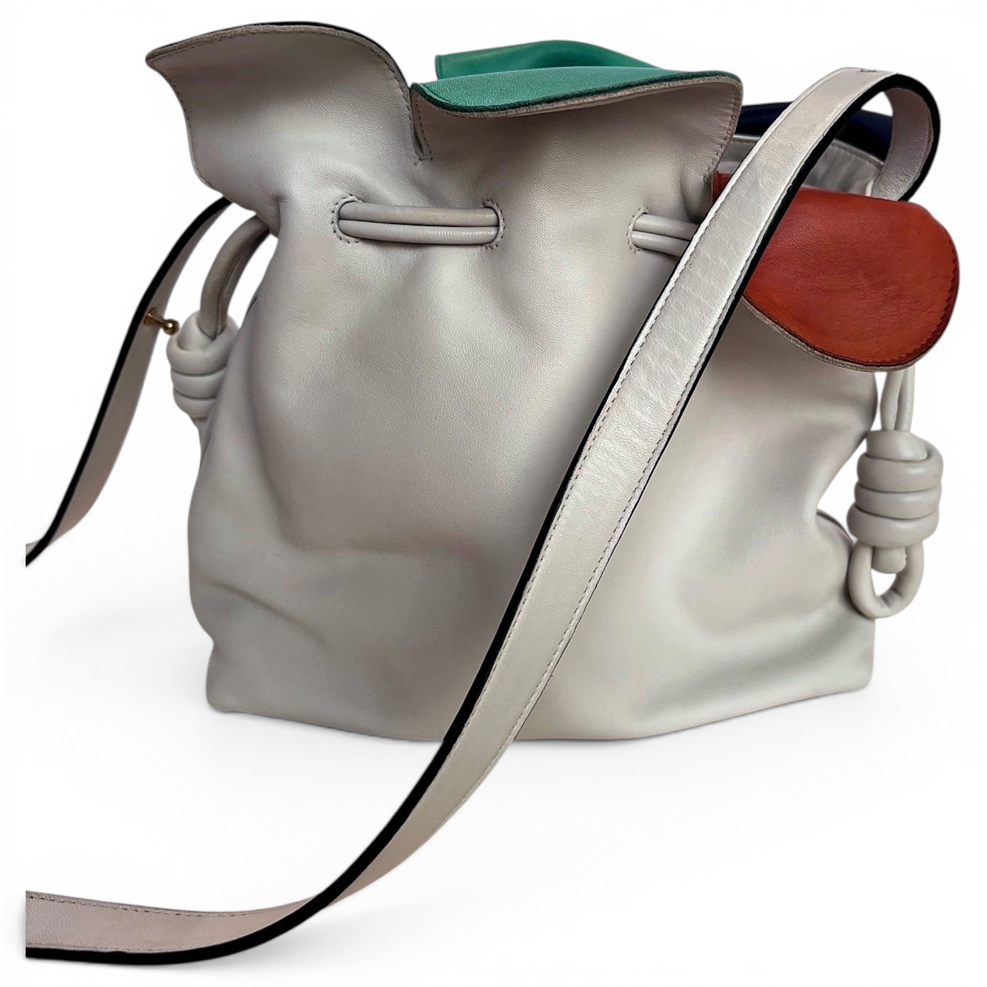 Flamenco leather handbag