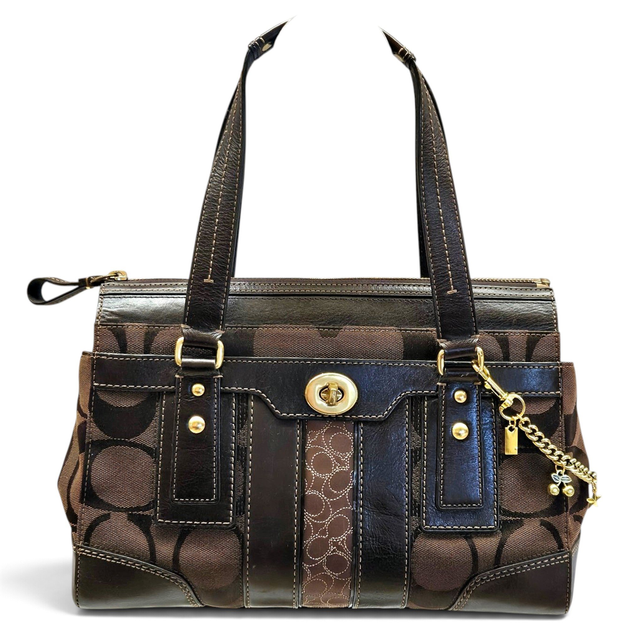 Signature Sufflette cloth handbag