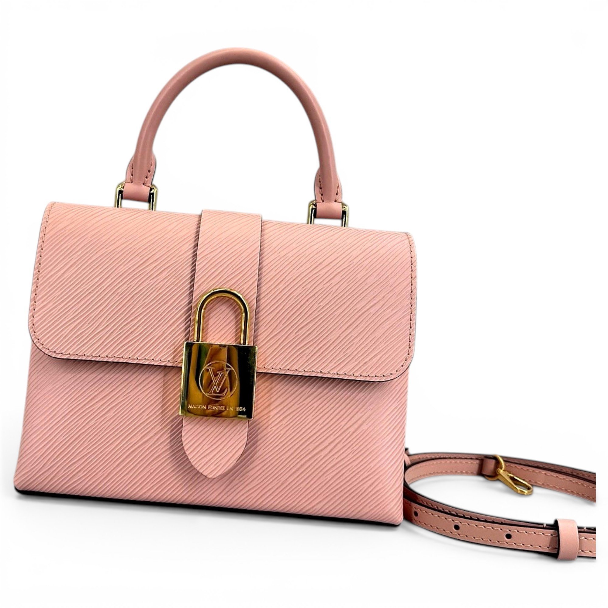Louis Vuitton Locky BB leather handbag