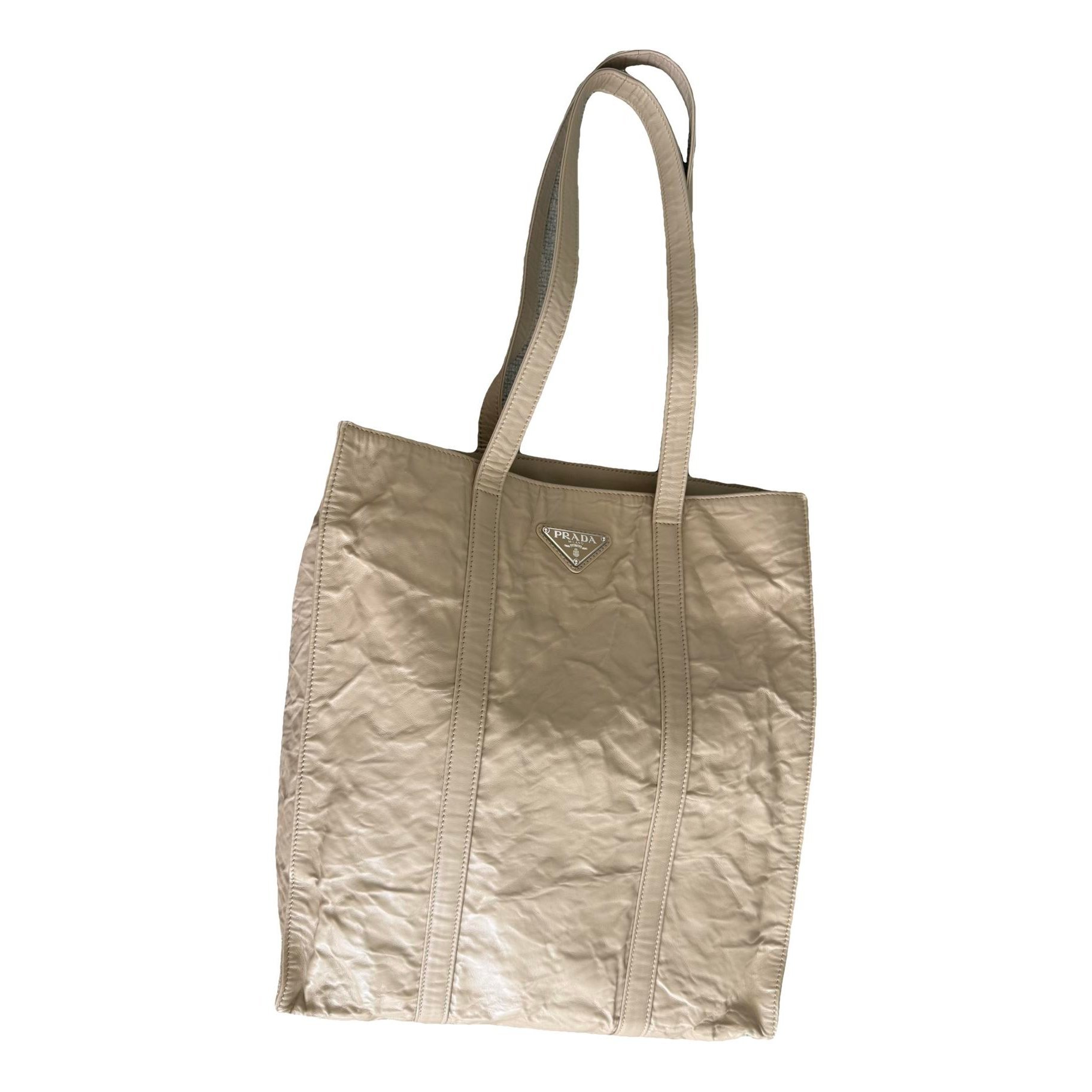 Leather tote