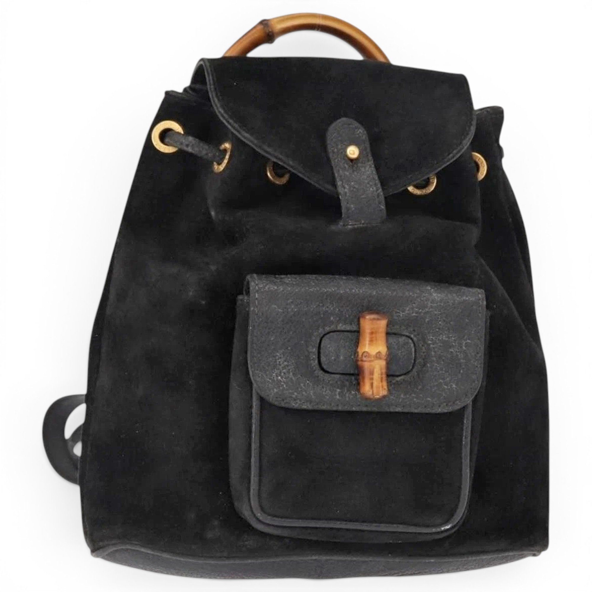 Leather backpack