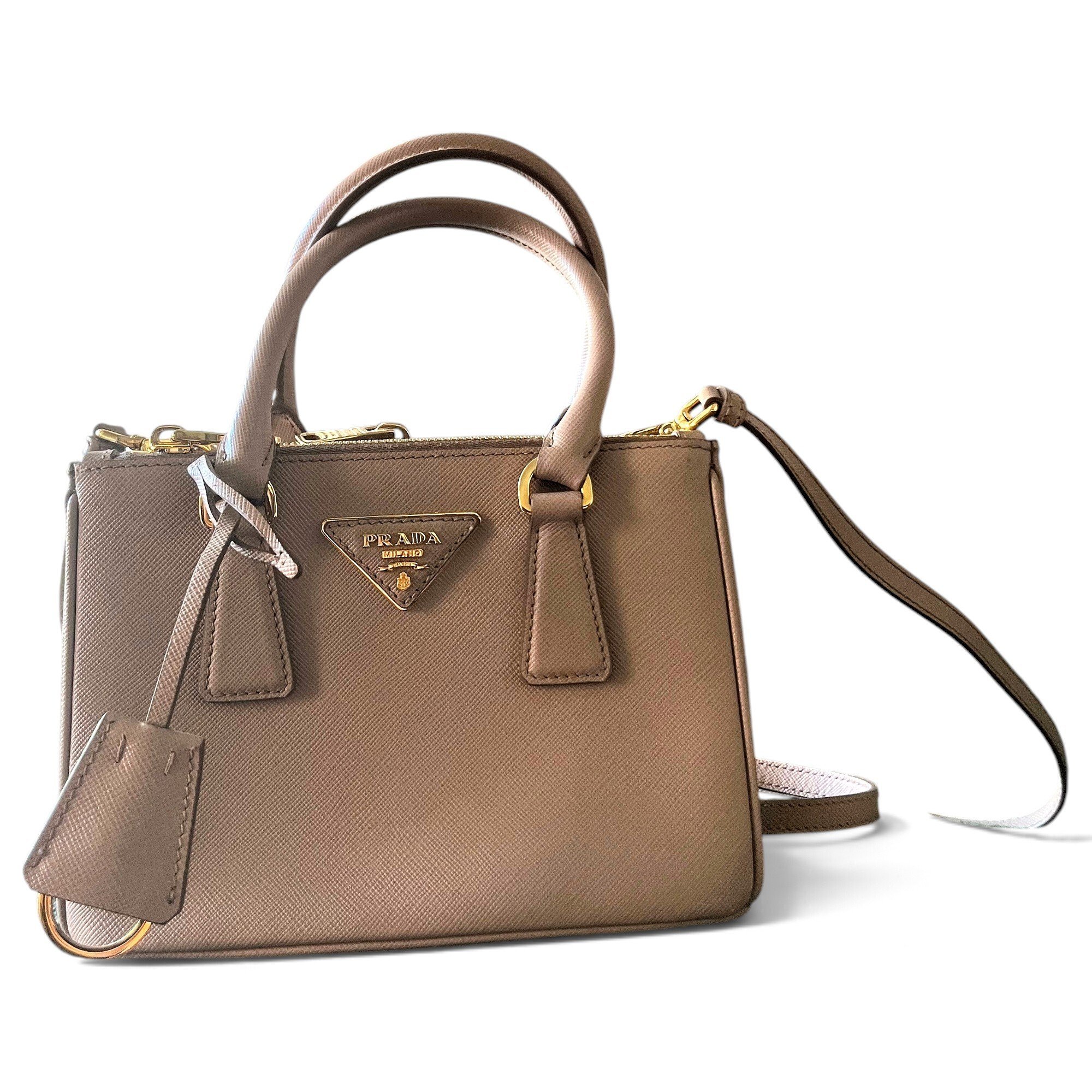 Galleria leather handbag