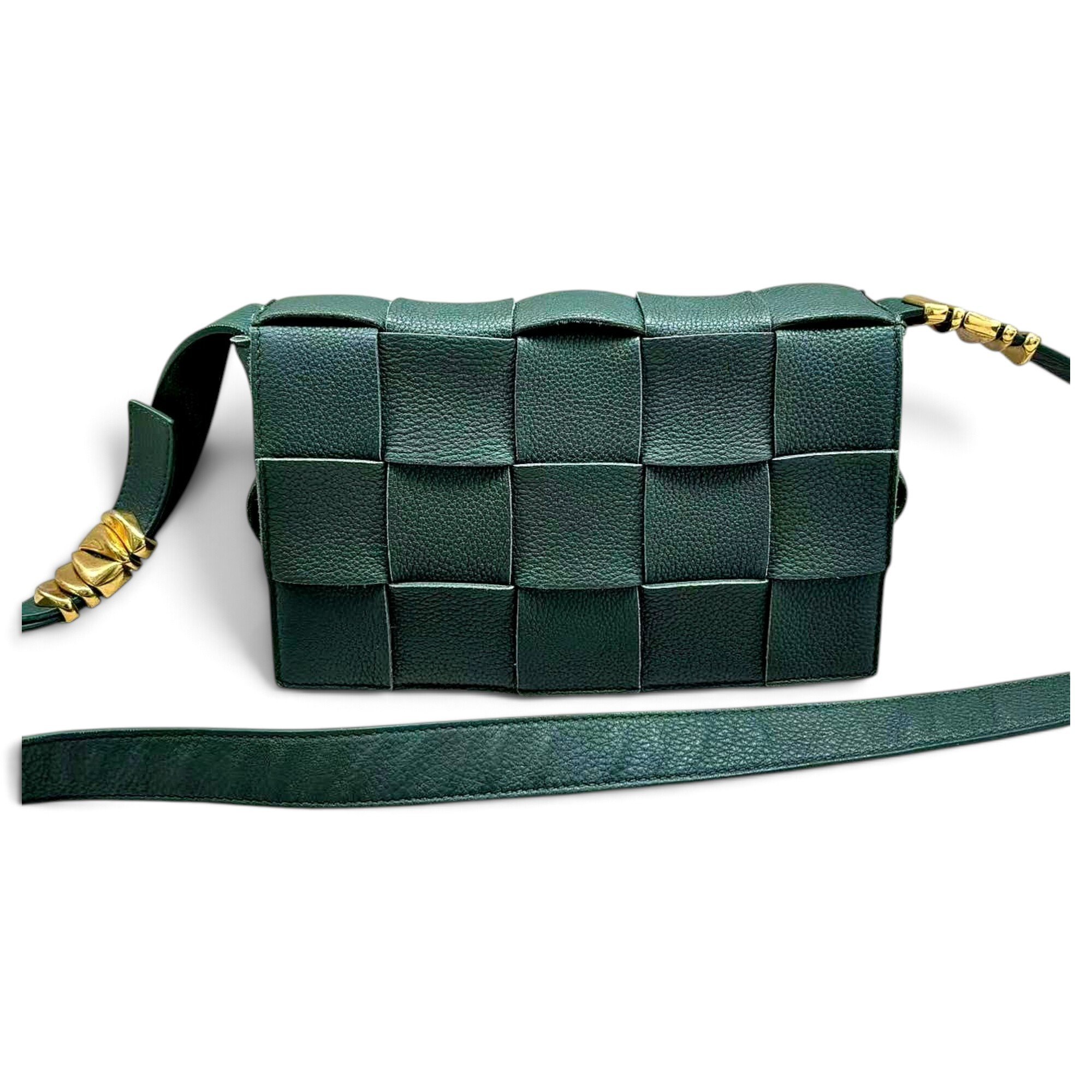 Cassette leather crossbody bag
