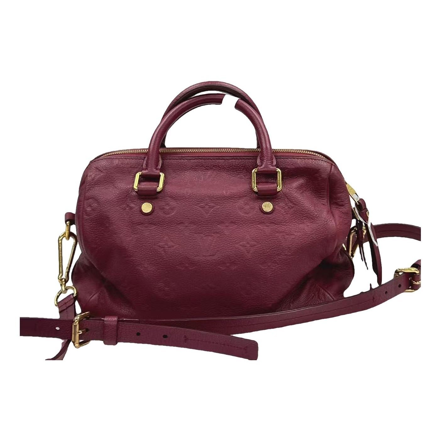 Speedy leather handbag