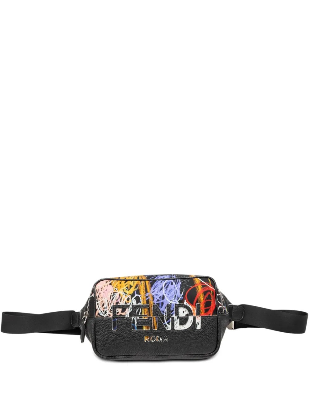 2010-2026 Noel Fielding Leather and Nylon Graffiti belt bag
