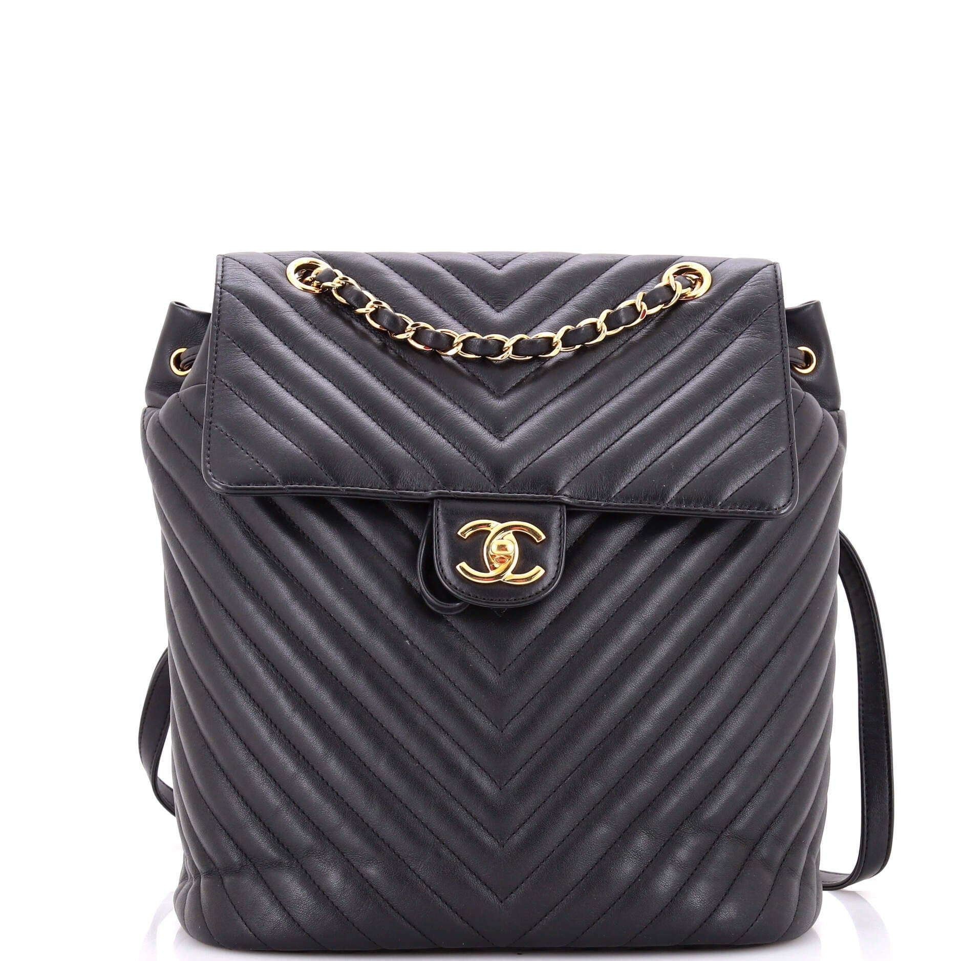 Leather backpack