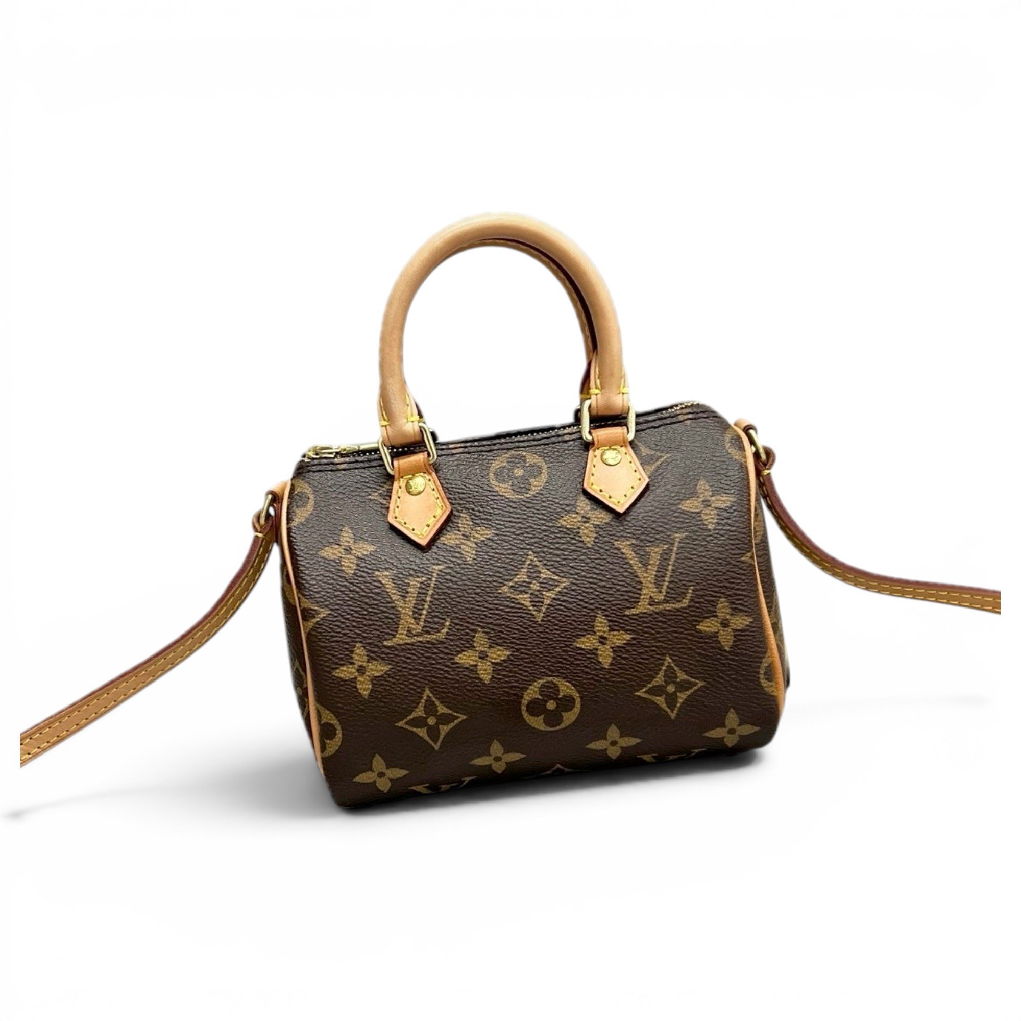 Nano Speedy / Mini HL leather handbag