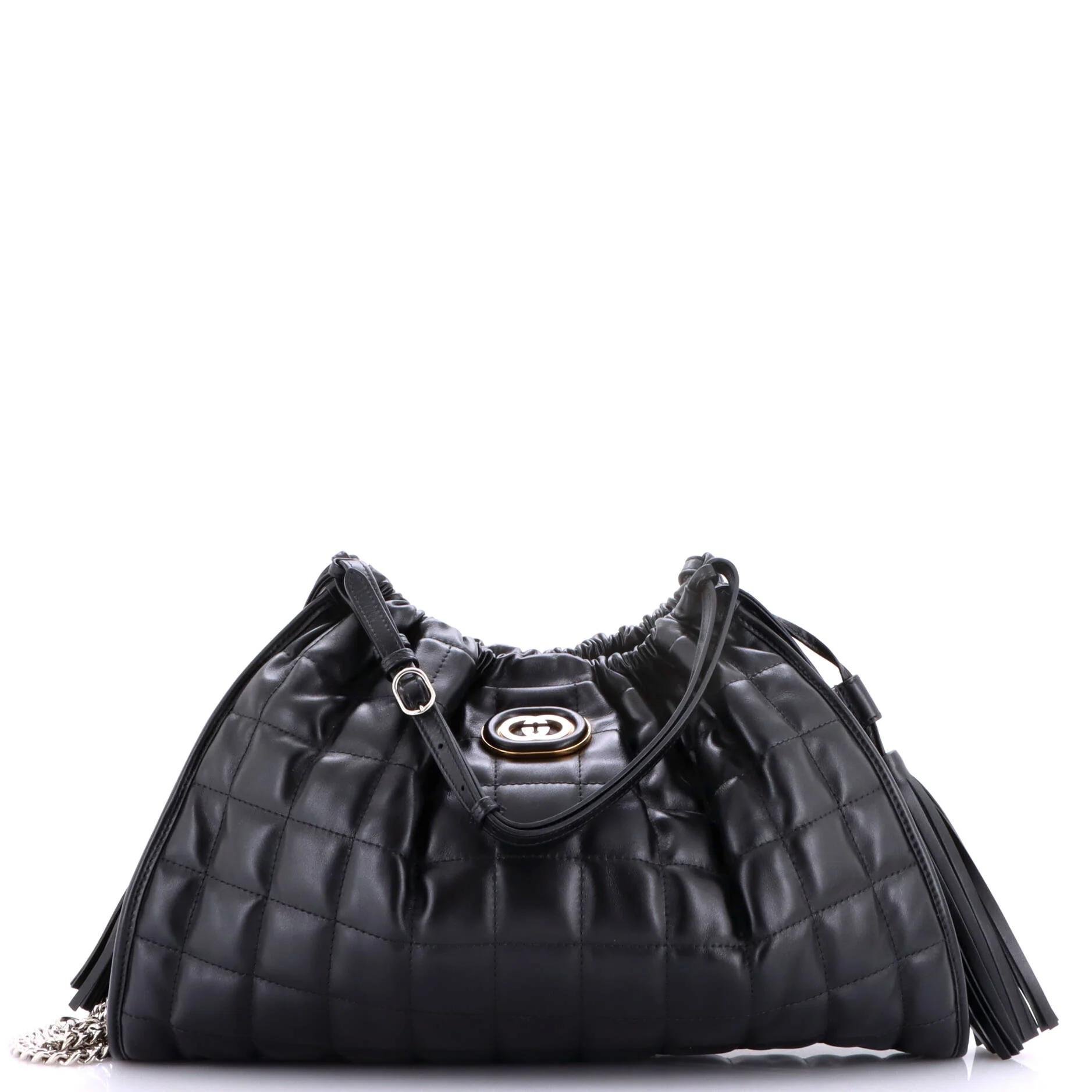 Leather tote