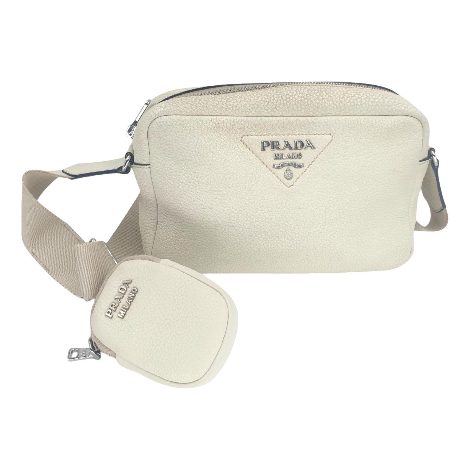 Prada Pocket leather crossbody bag