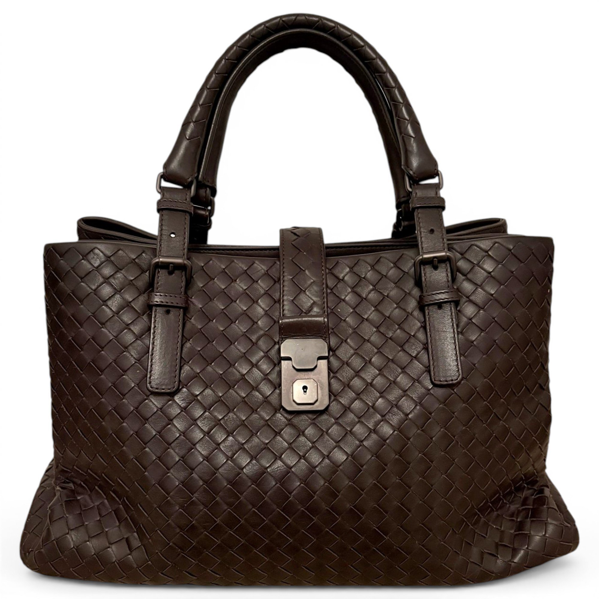 Roma leather tote