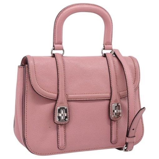 Beau leather handbag