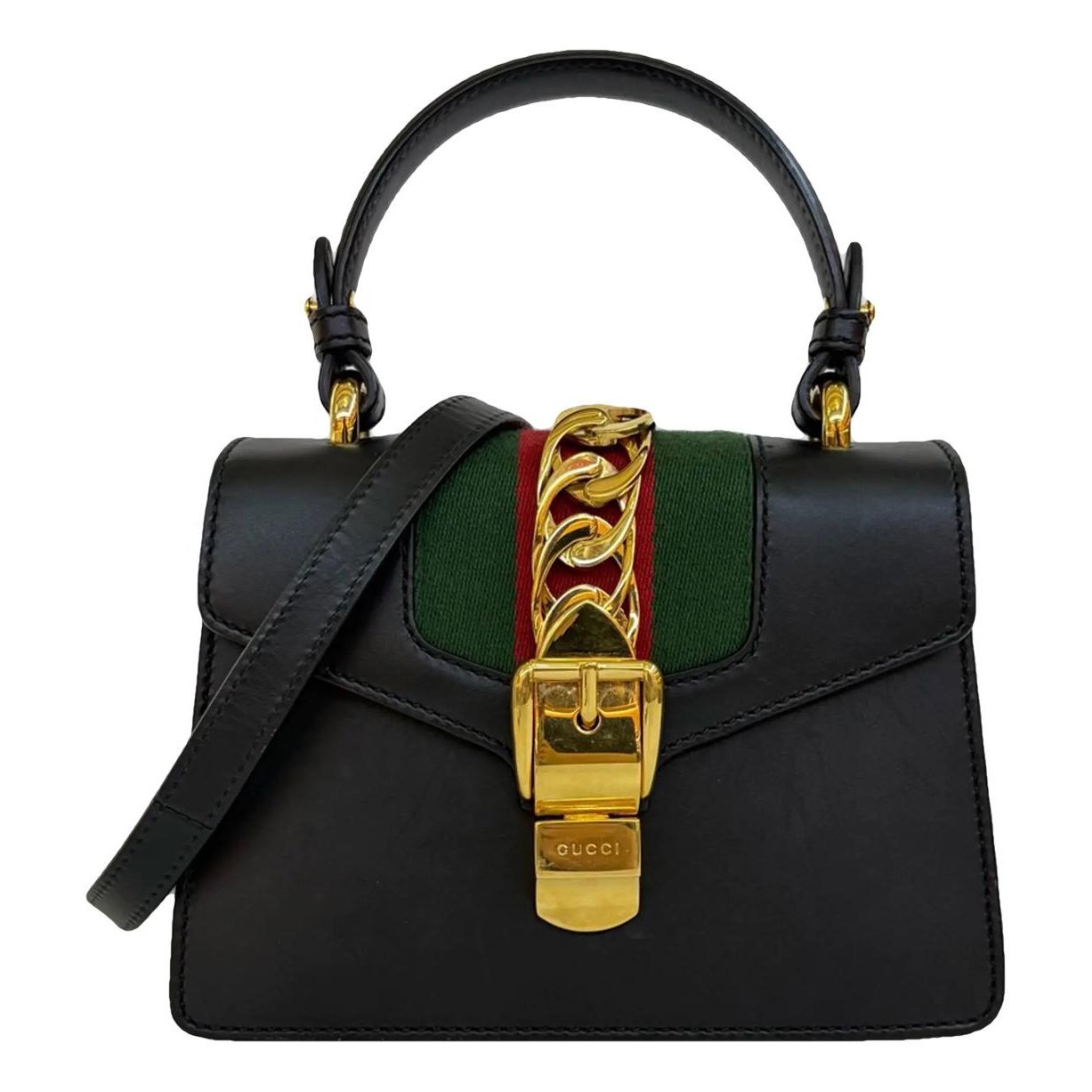 Sylvie Top Handle leather handbag