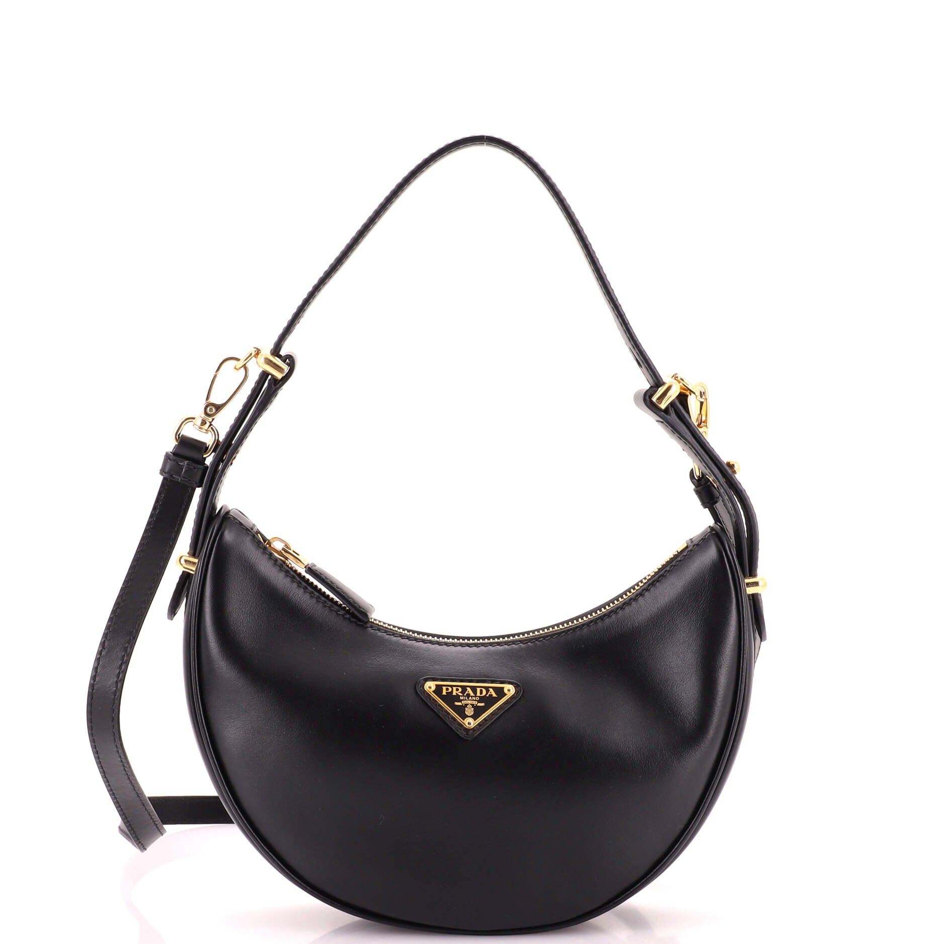 Arque Half Moon Hobo Leather Small