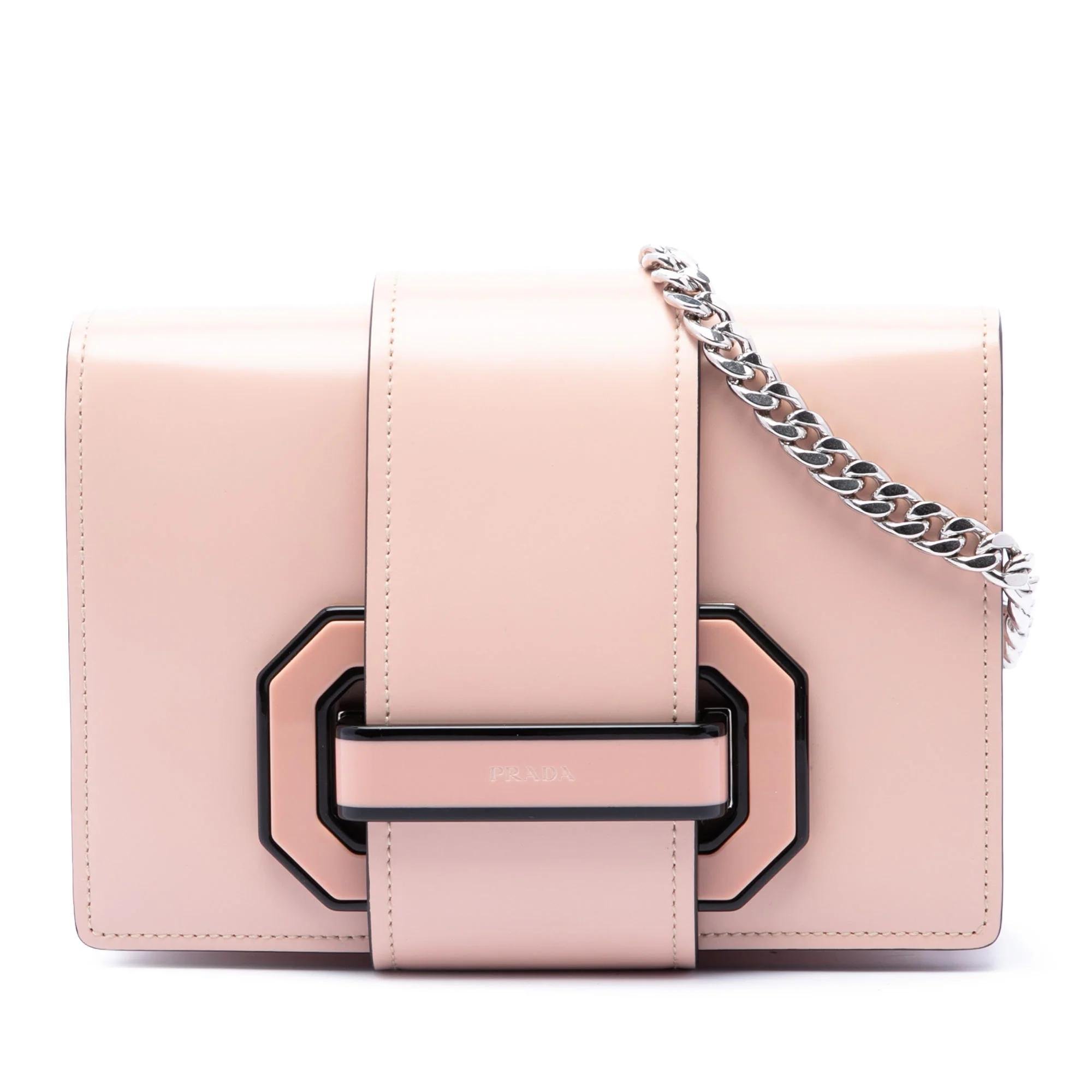 Ribbon pony-style calfskin handbag