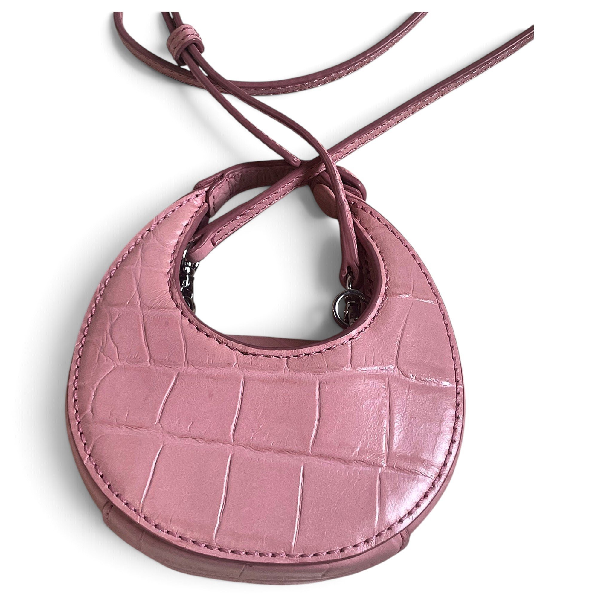 Moon leather crossbody bag