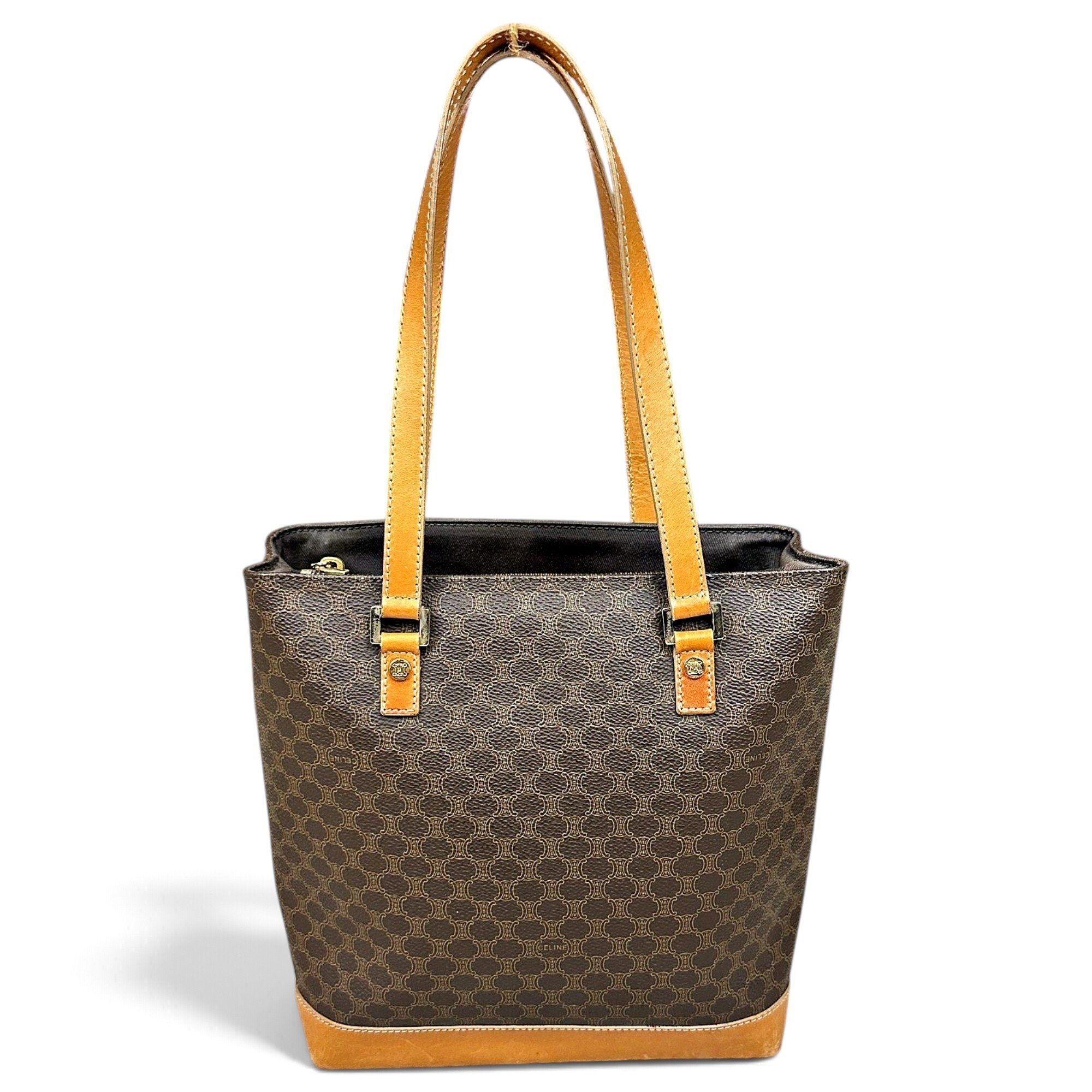 Leather tote