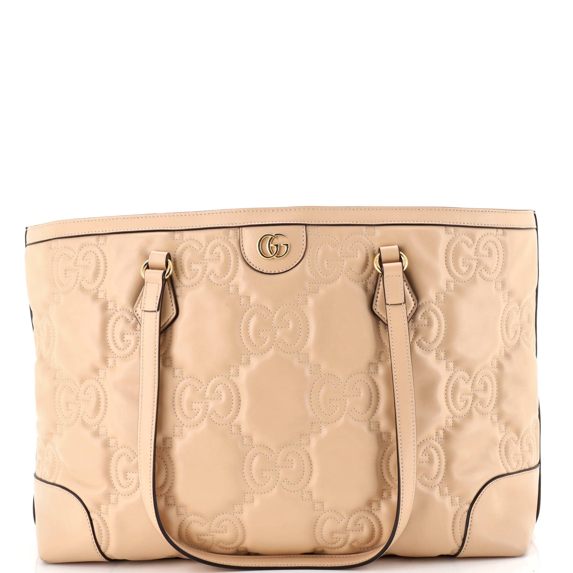 Ophidia Open Tote GG Matelasse Leather Medium