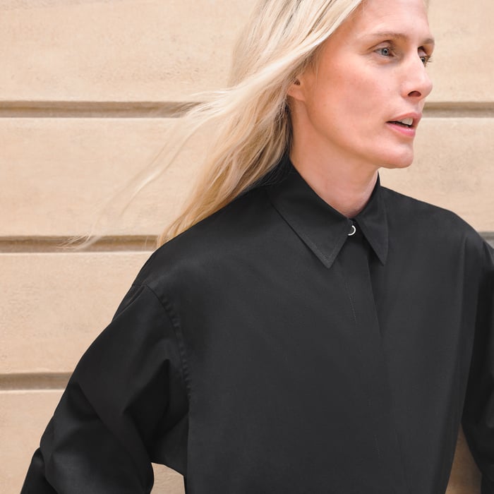 Noir Drawstring Tunic
