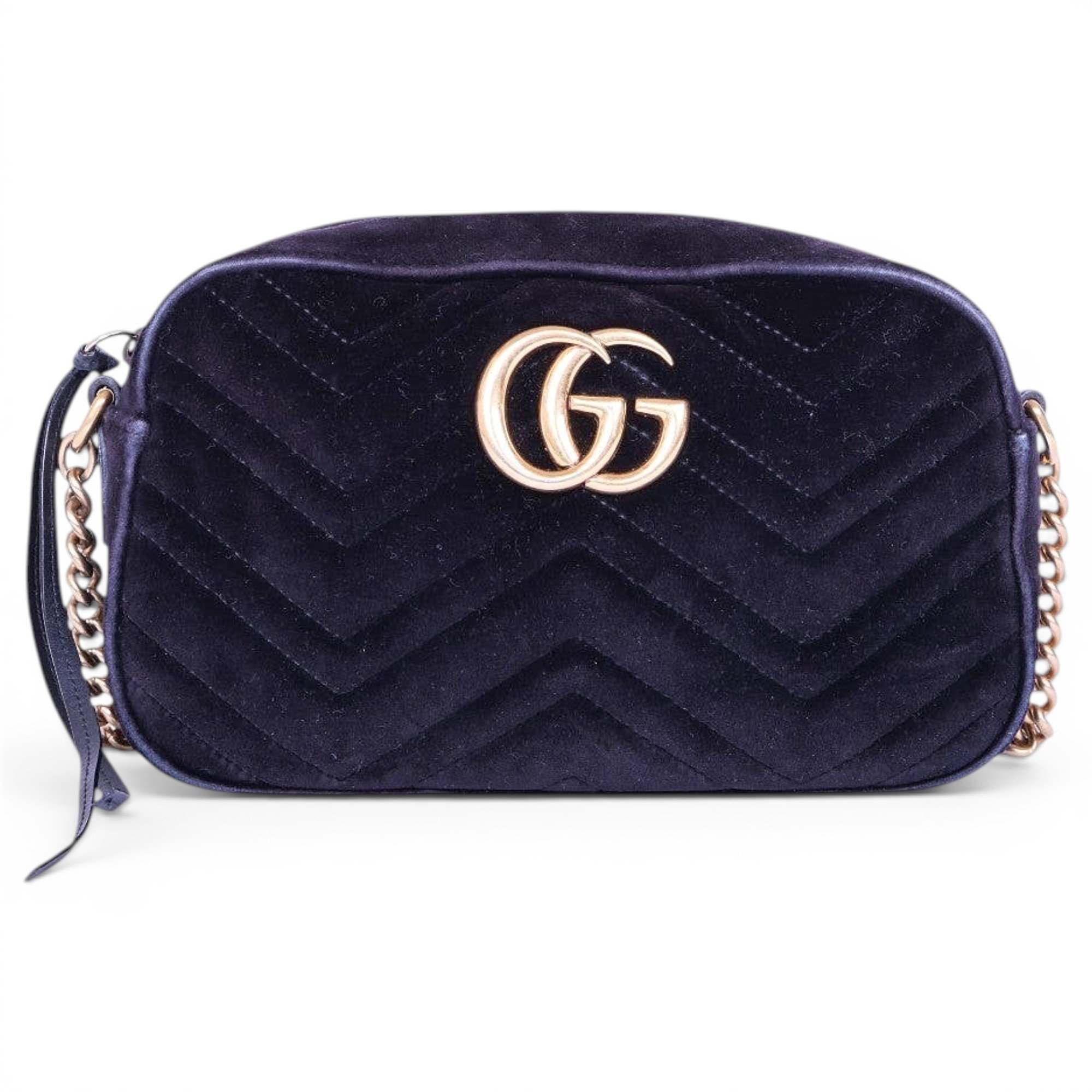 GG Marmont velvet crossbody bag