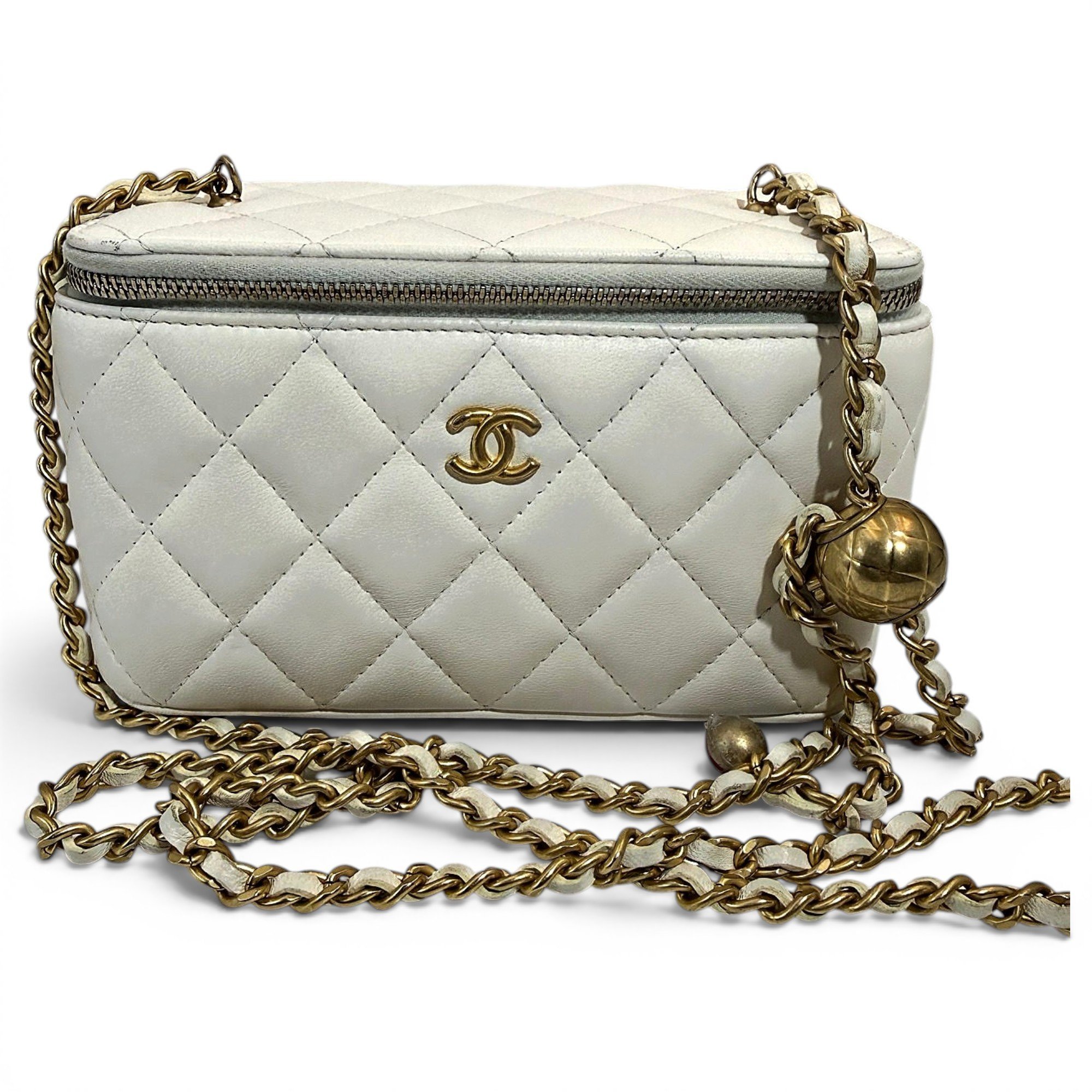 Vanity leather mini bag