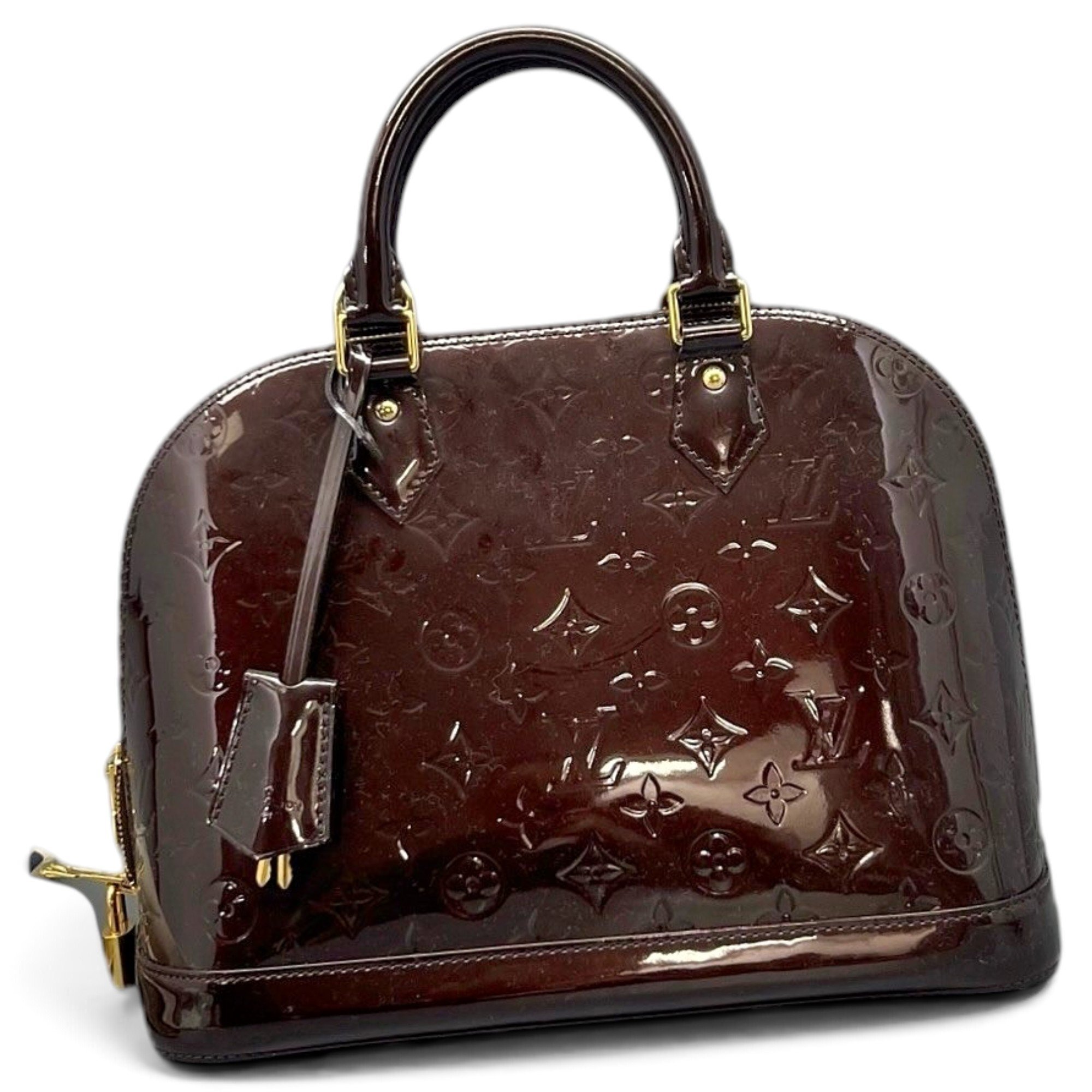 Alma patent leather handbag