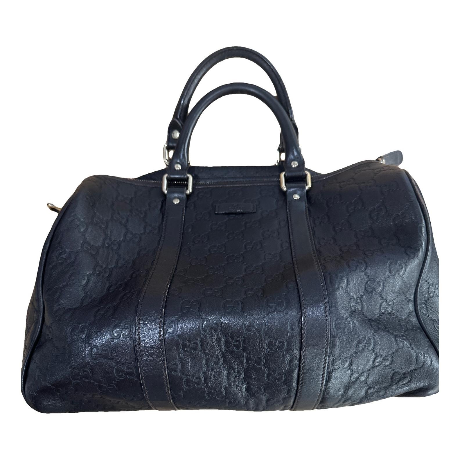 Boston leather handbag