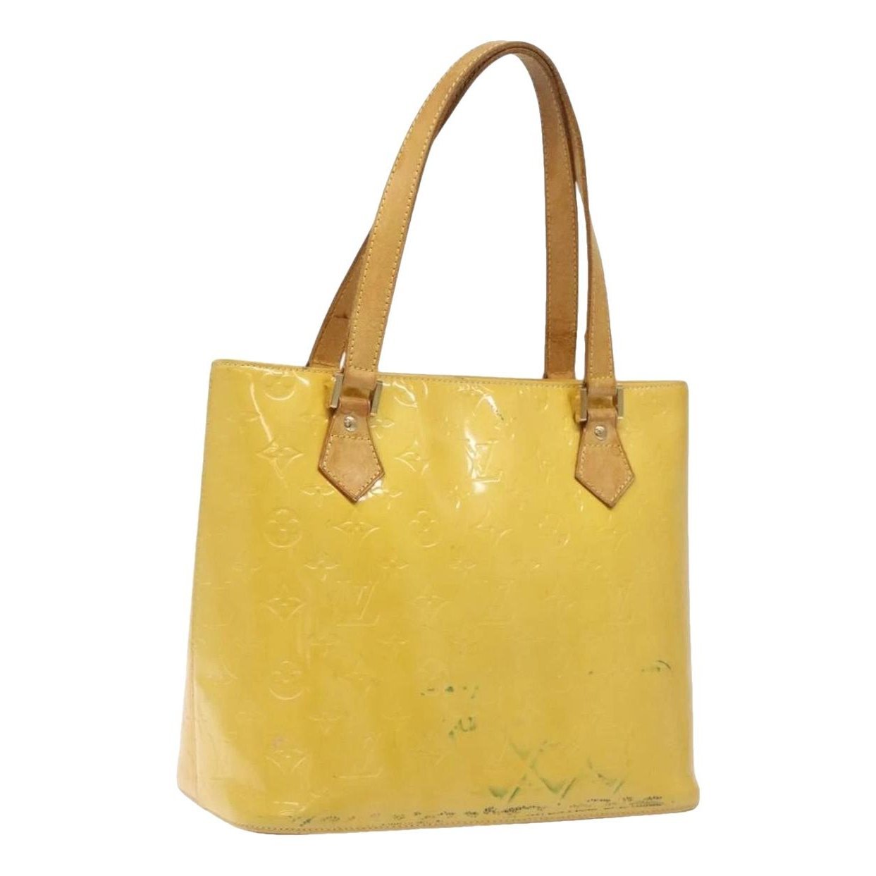 Patent leather handbag