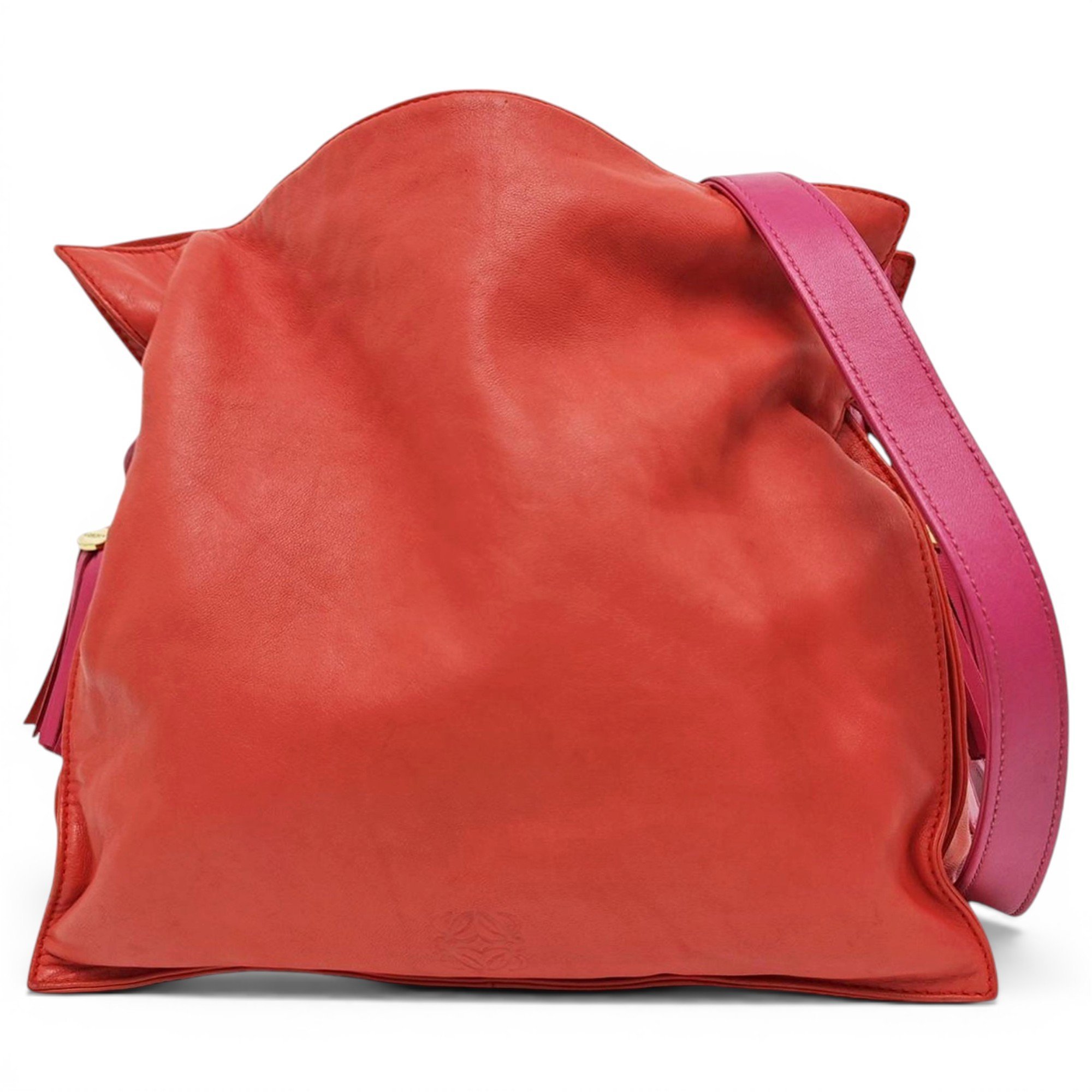 Flamenco leather handbag