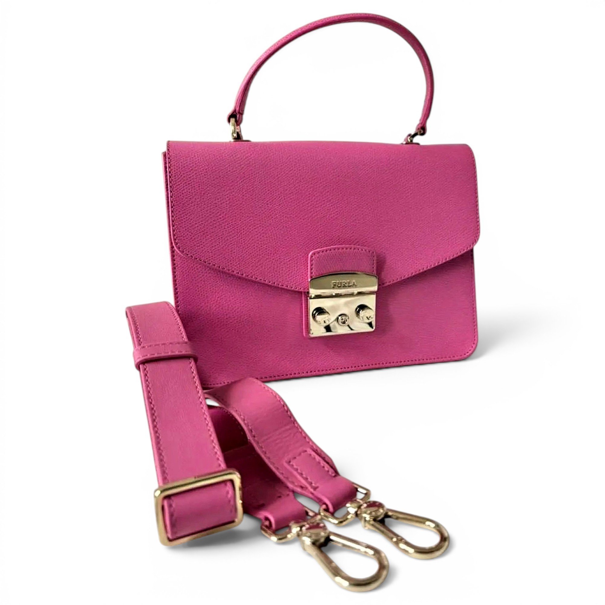 Metropolis leather handbag