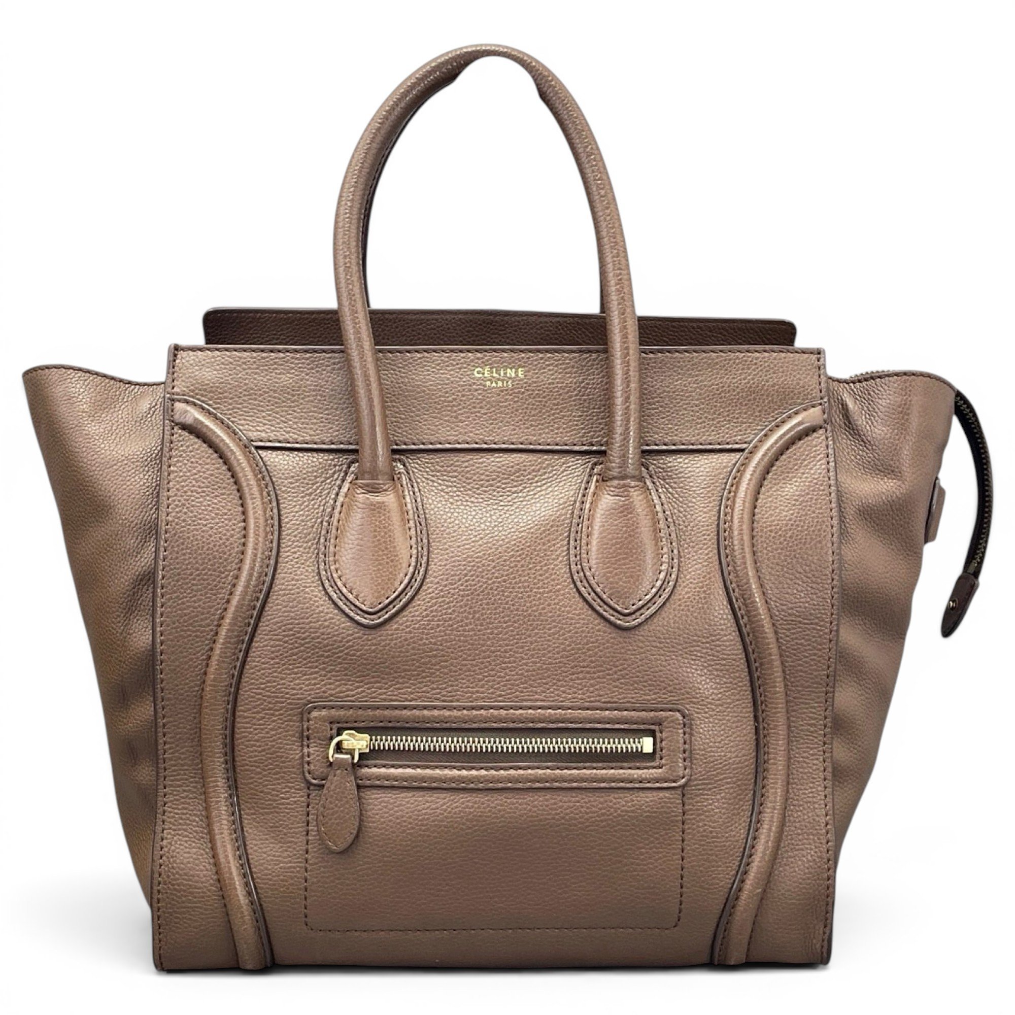 Luggage leather handbag