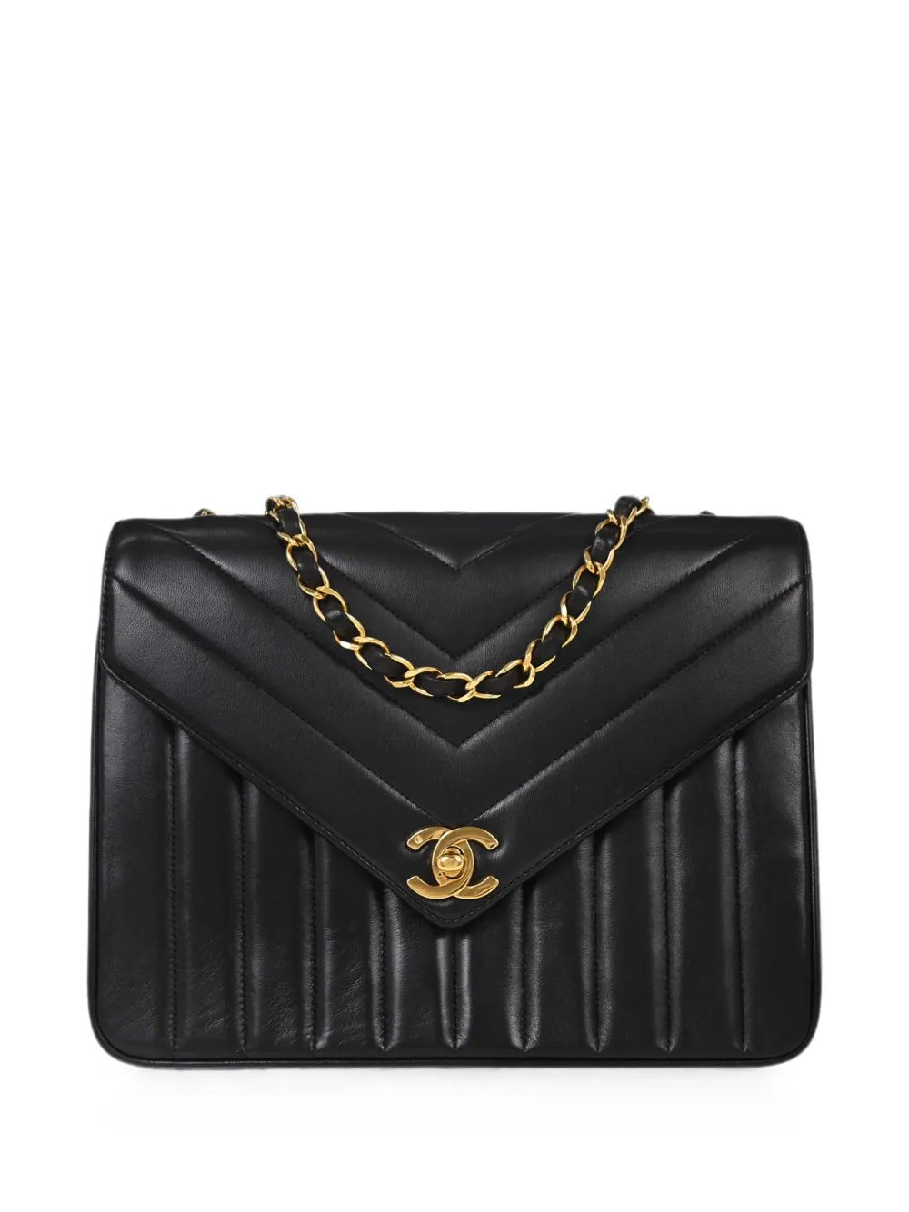 1992 Chevron Mademoiselle shoulder bag