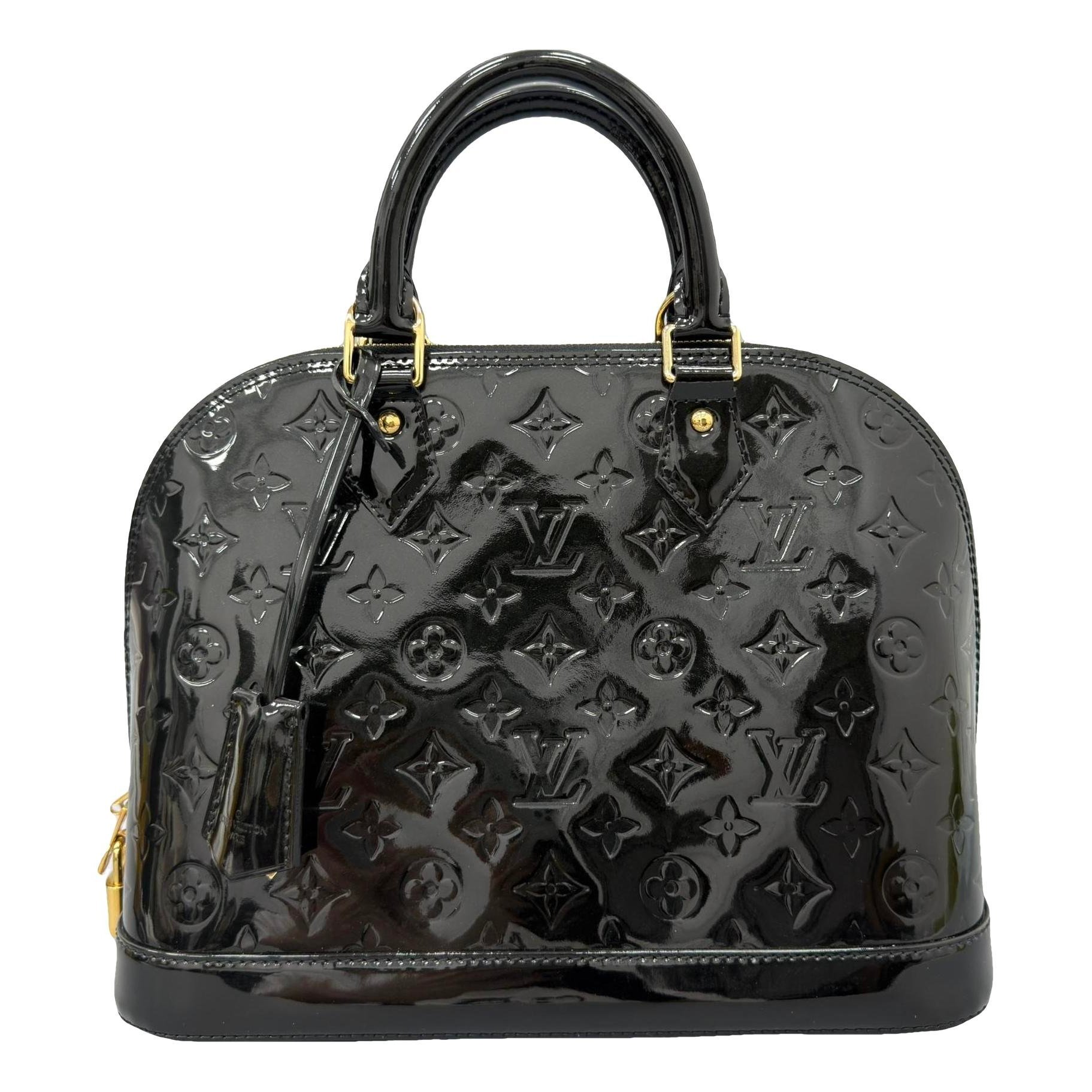 Alma patent leather handbag