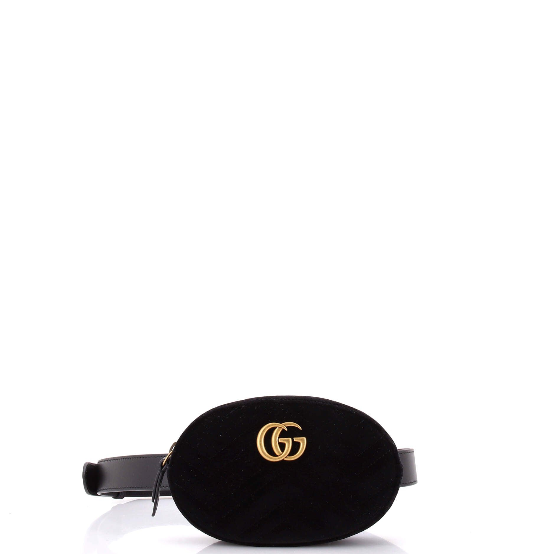 GG Marmont Belt Bag Matelasse Velvet
