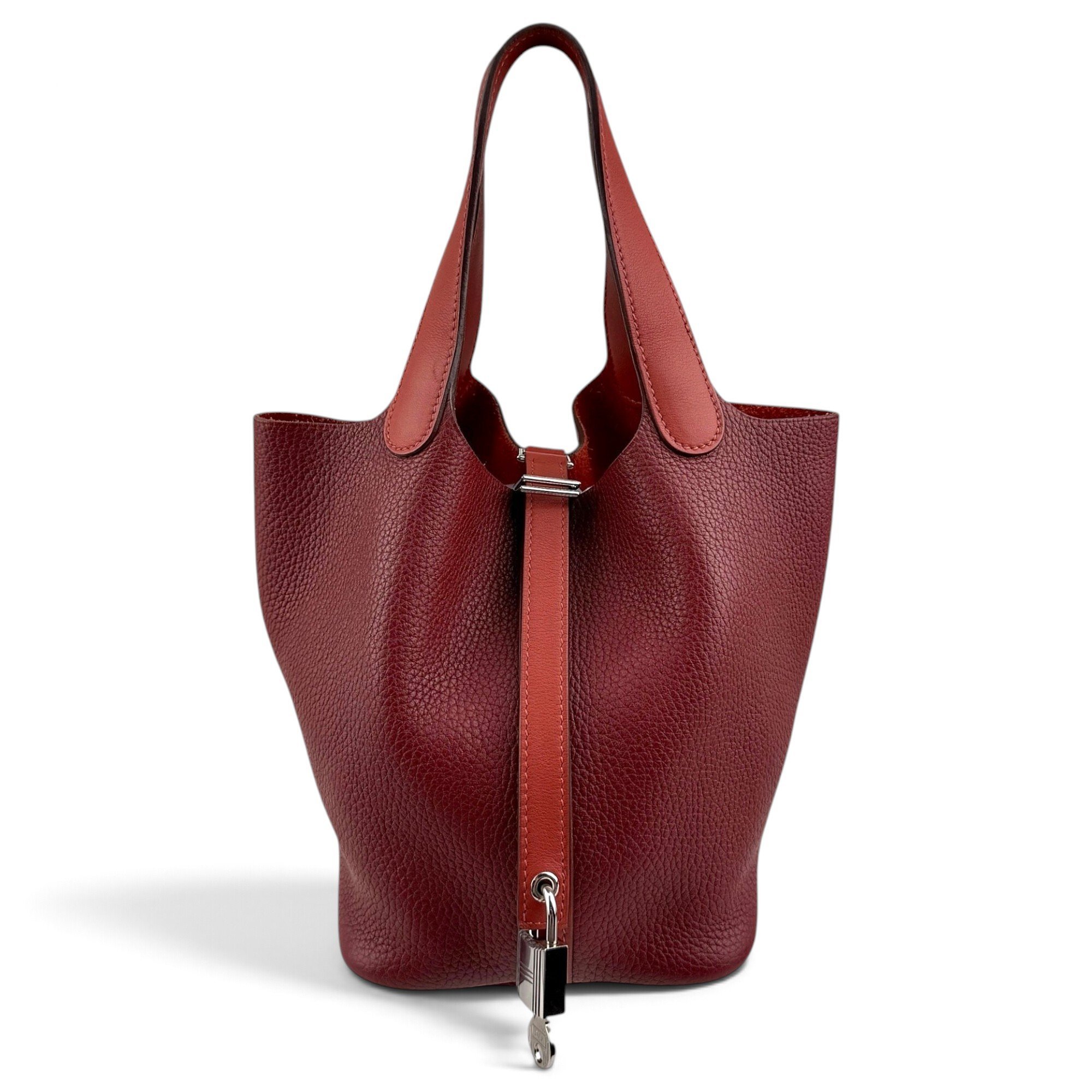 Picotin leather handbag