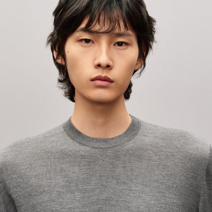 Flanelle "H Etriviere" Crewneck Sweater
