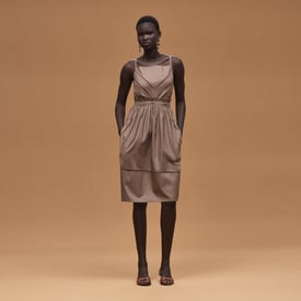 "Mosaique" pouch dress
